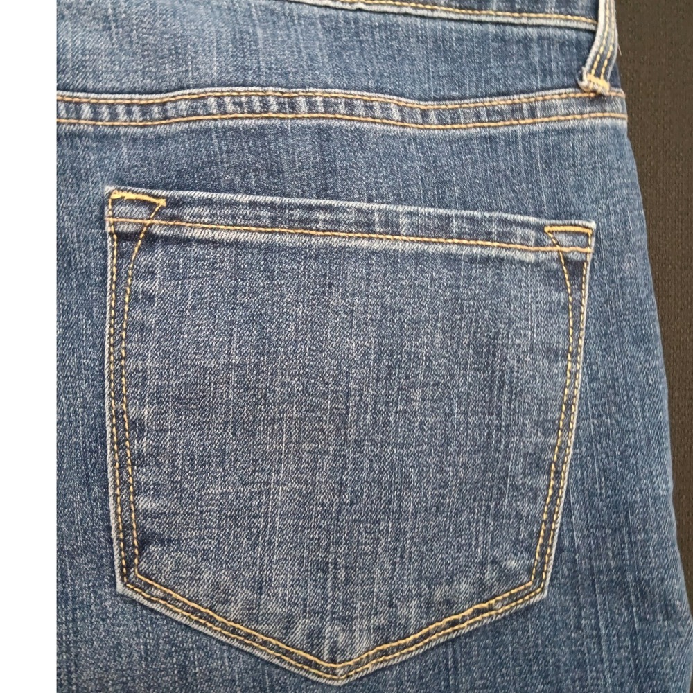 Old Navy Curvy Mid Rise Slim Leg Jeans Blue Medium Wash Women's Size 12 Reg - Picture 12 of 13